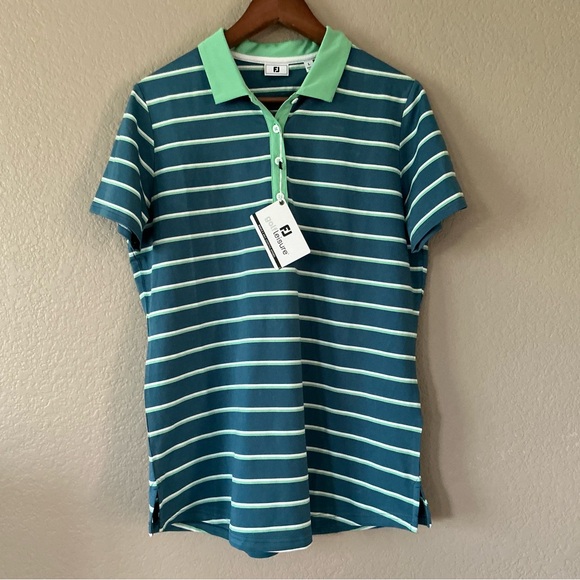 FOOTJOY NEW with tags LOGO WOMENS POLO Size Large - Picture 5 of 9